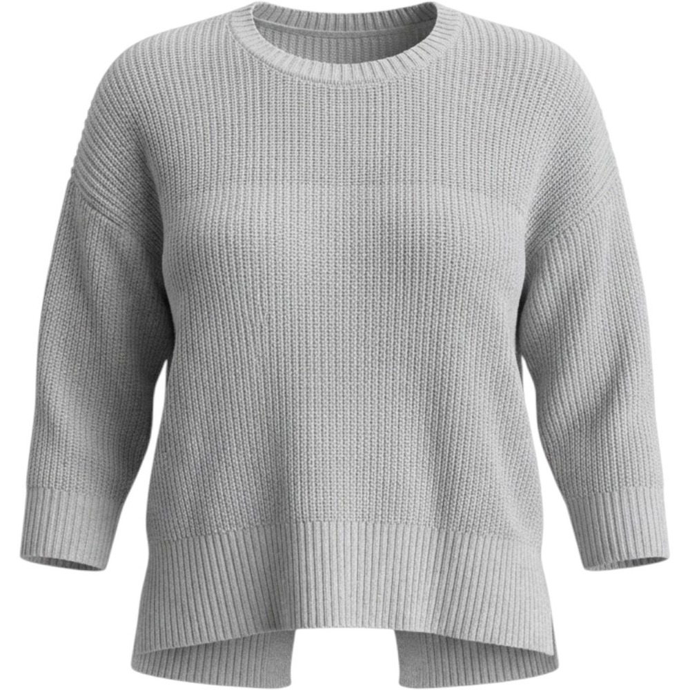 Cabi 2-in-1 Switch Cardigan Sweater Heather Gray Ribbed Reversible Zip 3522 S